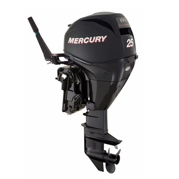 2016 Mercury 25 HP 3 Cylinder 4 Stroke 20″ (L) Tiller Outboard Motor - Image 2