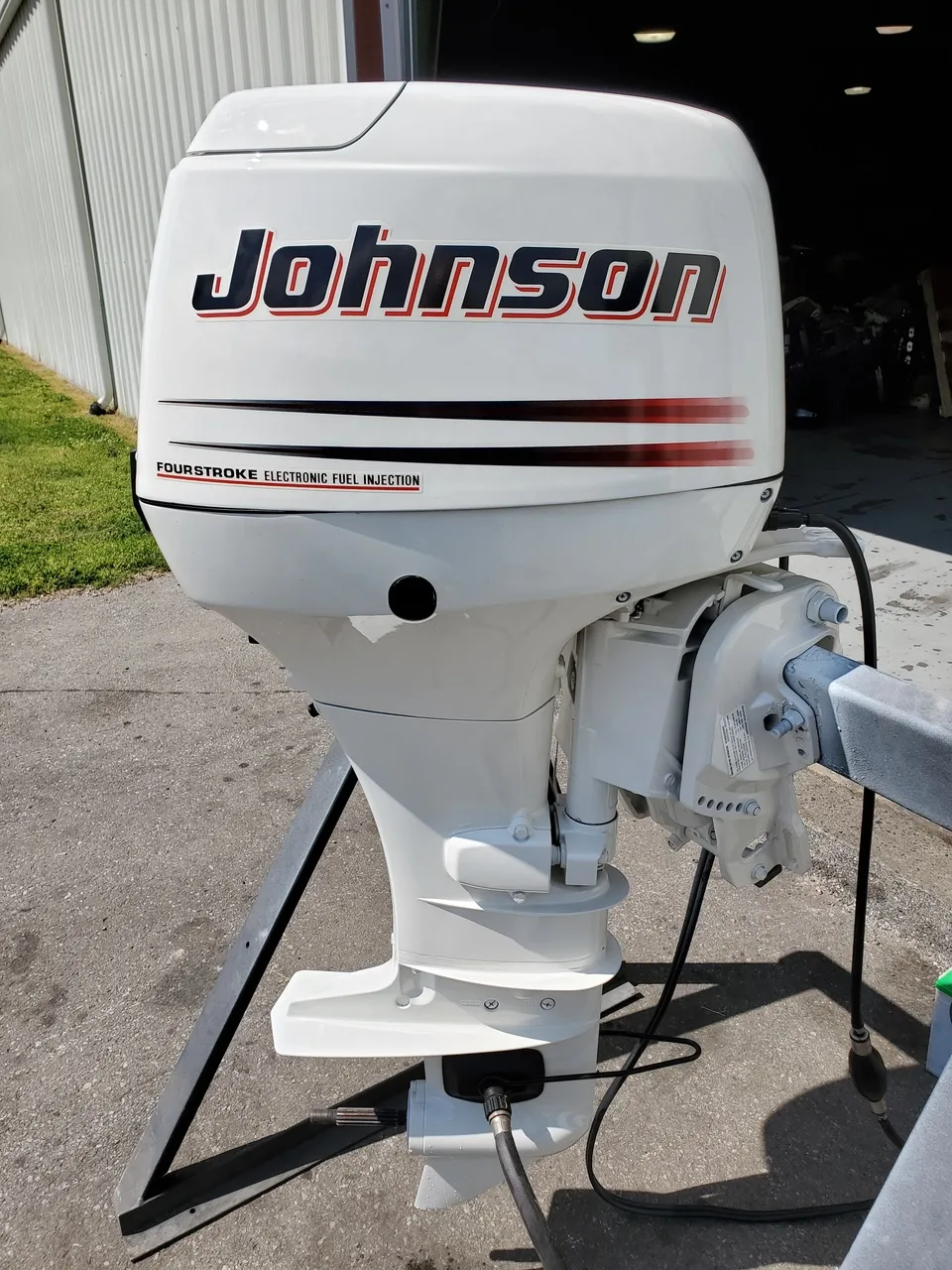 2003 Johnson 50 HP 3-Cylinder EFI 4-Stroke 20" (L) Outboard Motor