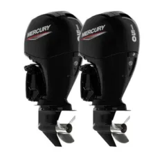 Twin Mercury 150hp Outboards