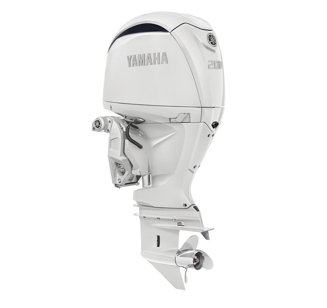 Yamaha 200hp White DEC Outboard Engine