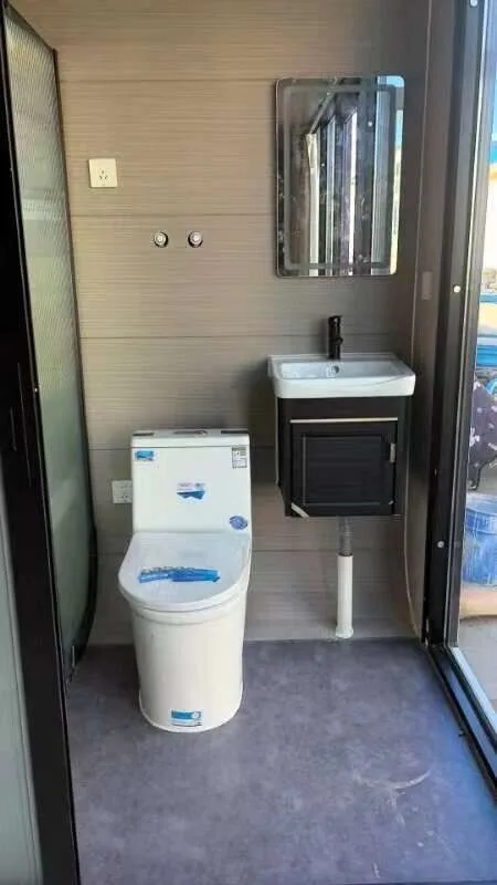 19x7x8 Ft Prefab Modular Tiny House Mobile Office Shelter Storage Shed Bathroom - Image 5