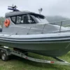 2022 Flex 680 Cabin Explorer with Mechanical Outboard Engine | Grey w/ Black Accents