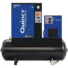 Quincy QGS-5 Rotary Screw Compressor with Dryer — 5 HP, 230 Volt Single Phase, 60 Gallon, 16.6 CFM, Model# 4152051926