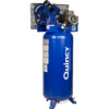 Quincy QT-54 Splash Lubricated Reciprocating Air Compressor — 5 HP, 230 Volt, 1 Phase, 60-Gallon Vertical, Model# 2V41C60VC